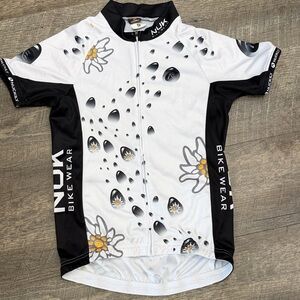 Women's Cycling Jersey - Black and White